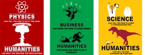 Posters from the University of Utah that promote the humanities.