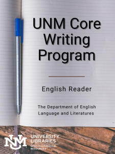 UNM Core Writing OER Collection book cover