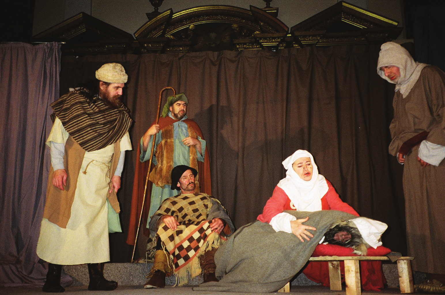 Image of a play set against the backdrop of the Yorkshire moors and highlights the struggles of rural life in the 15th century.